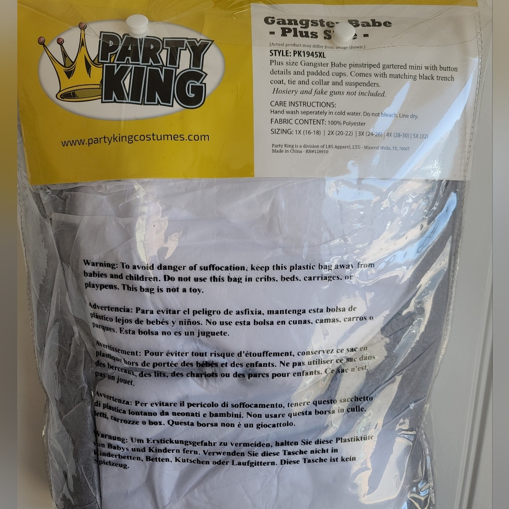 Mob Boss Adult Theme Gangster Babe Cosplay party costume 1X NEW - Picture 2 of 5